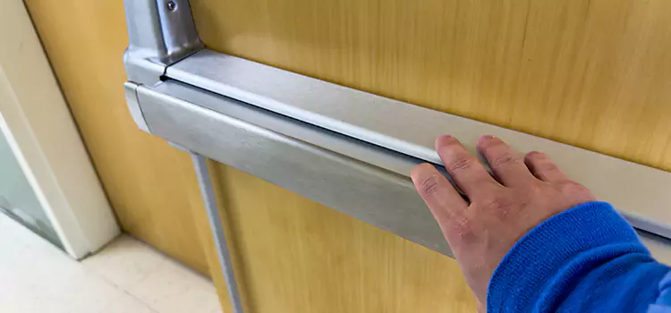 Installing a Push Bar on a Door Mentor